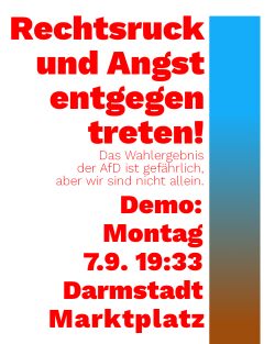 Rechtsruck entgegetreten