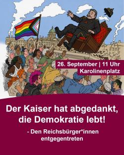 Reichsbürger-Gegenprotest